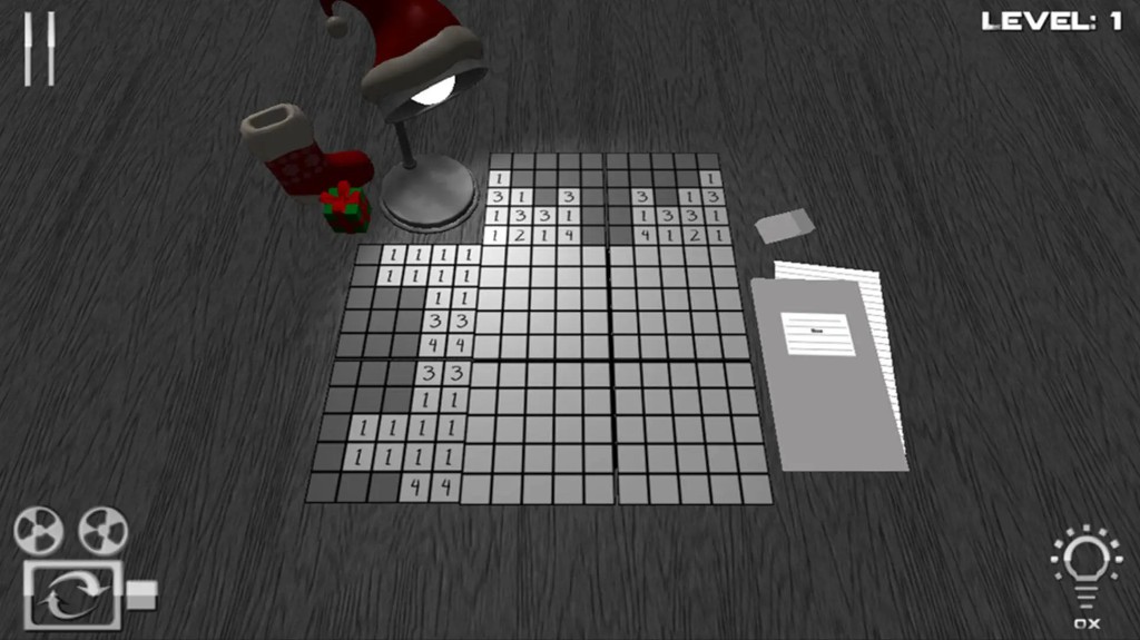 Puzzle monetization — Nonogram puzzle game interface